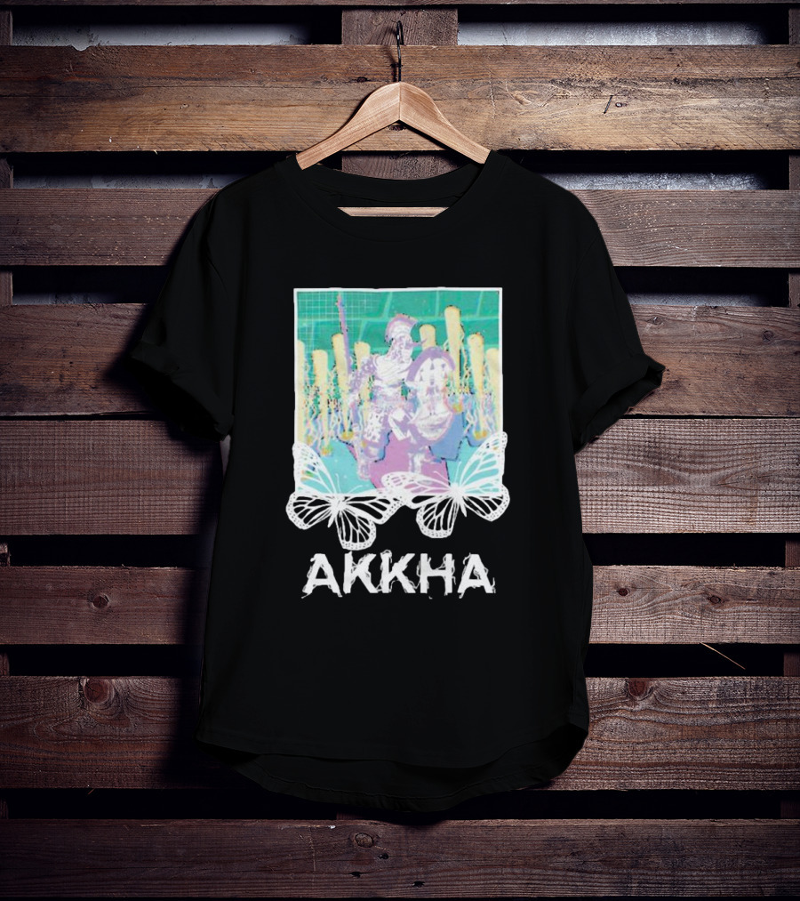 Akkha Warrior With Butterflies And Spartan T-Shirt