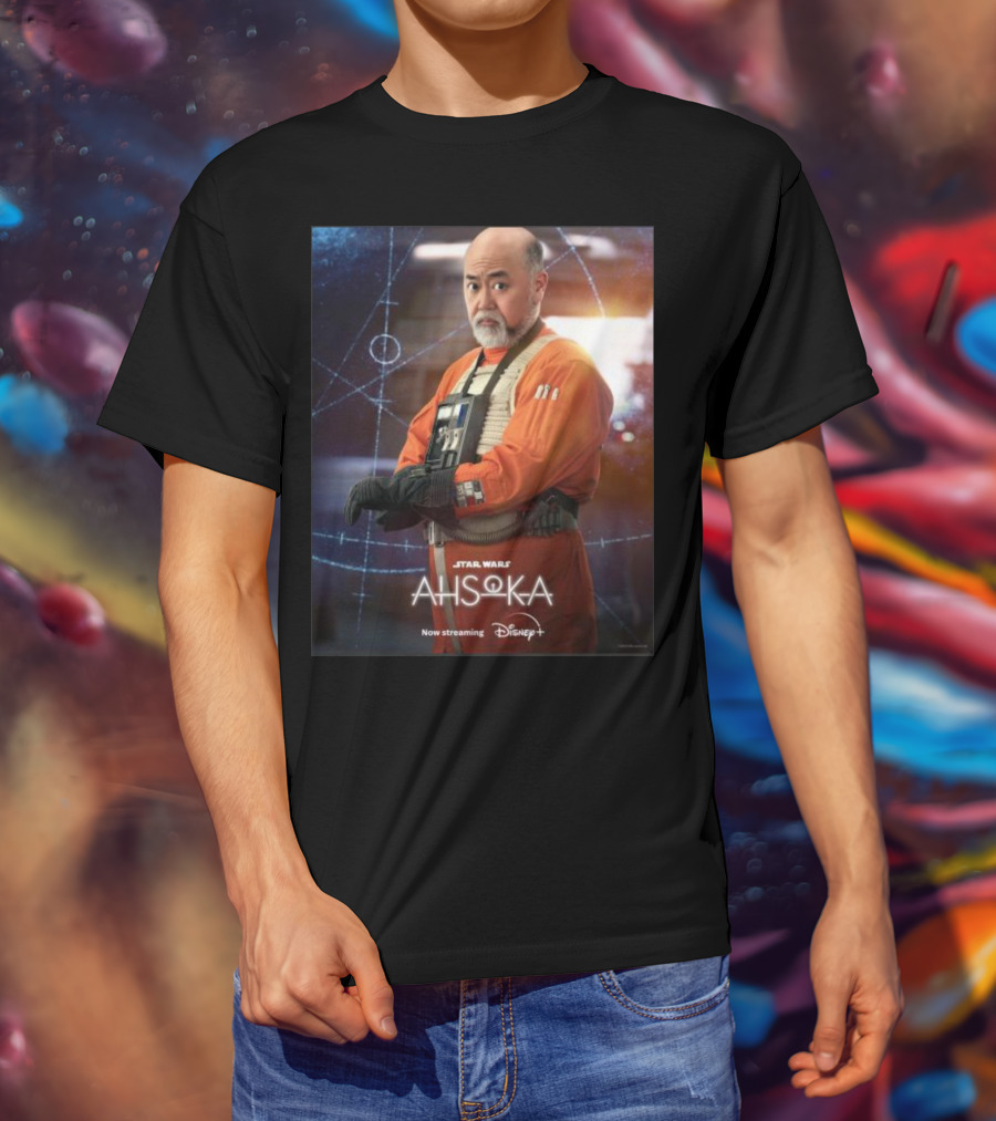 Ahsoka Carson Teva Character Star Wars Disney Plus Now Streaming T-Shirt