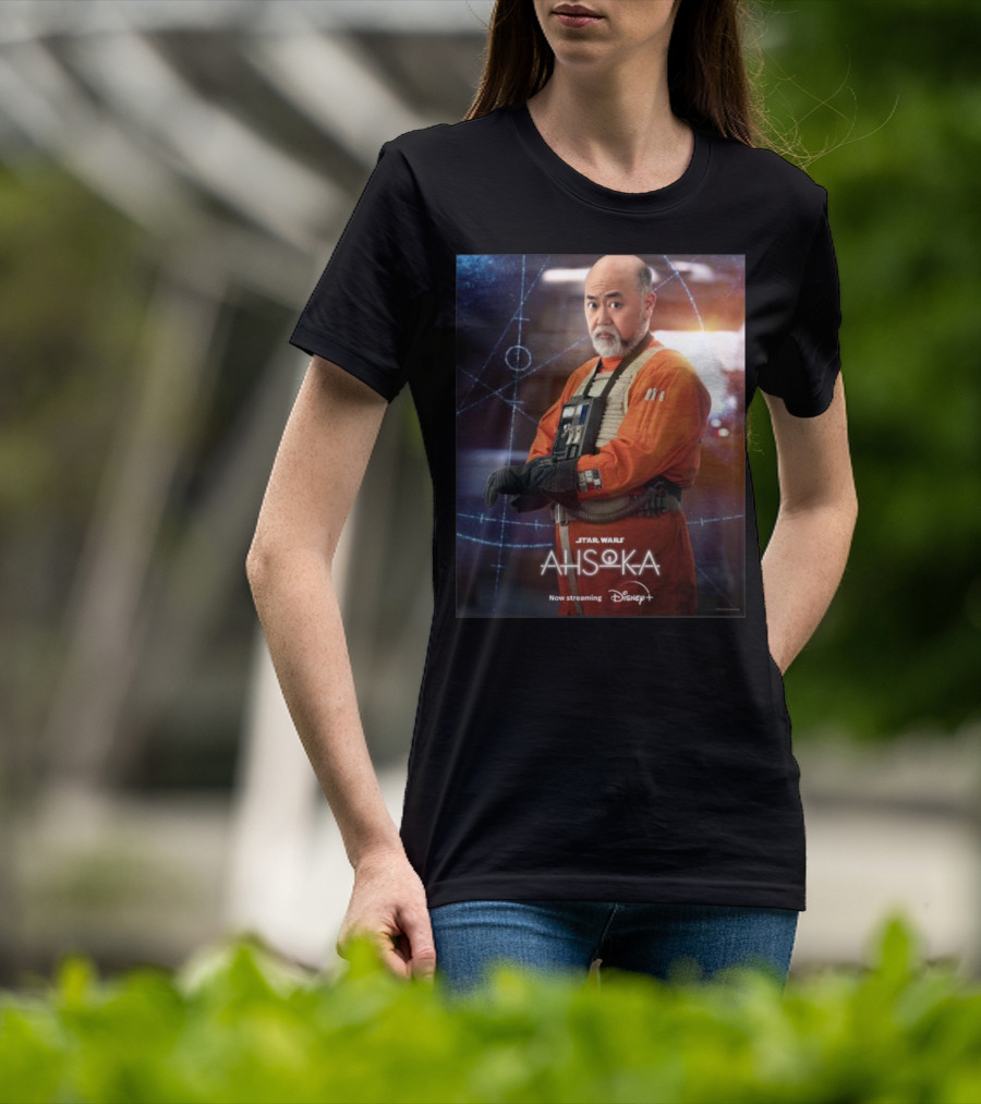 Ahsoka Carson Teva Character Star Wars Disney Plus Now Streaming T-Shirt