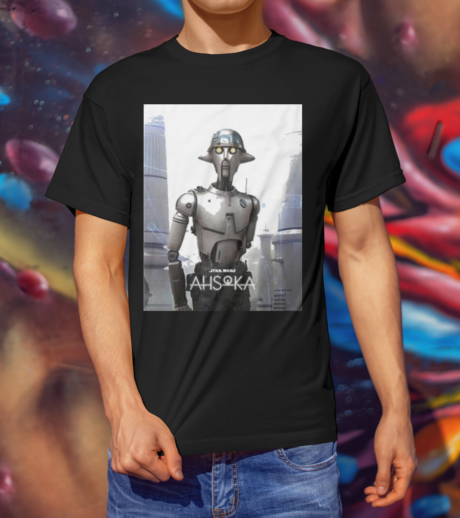 Star Wars Ahsoka Huyang Character Robot Droid T-Shirt