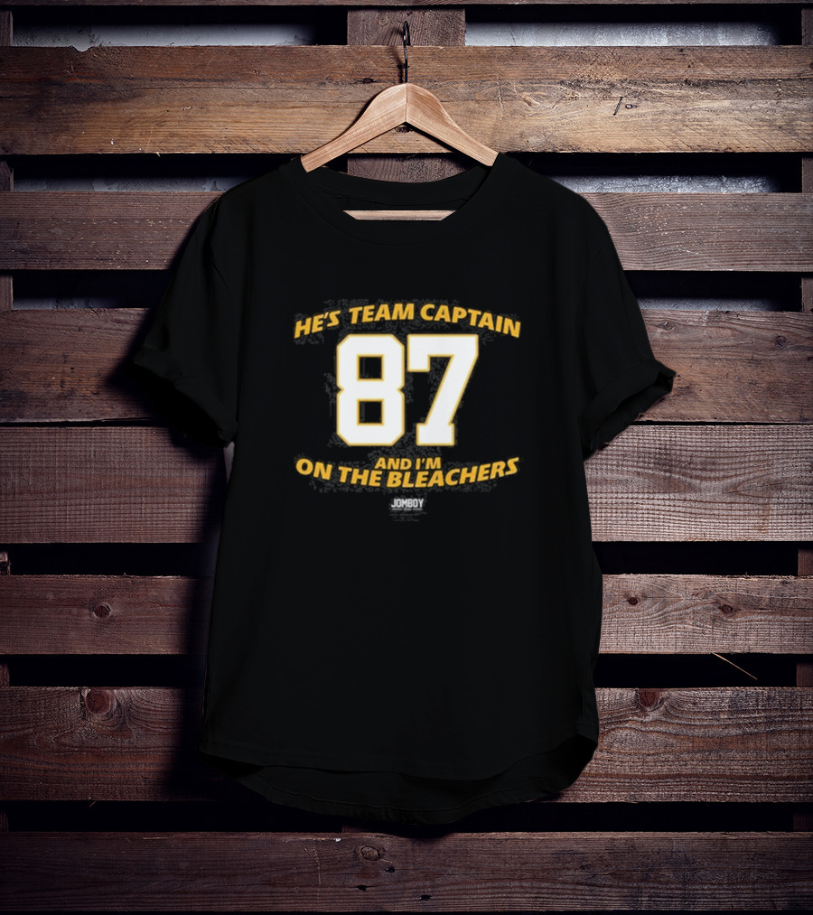 He’s Team Captain 87 And I’m On The Bleachers Jomboy T-Shirt