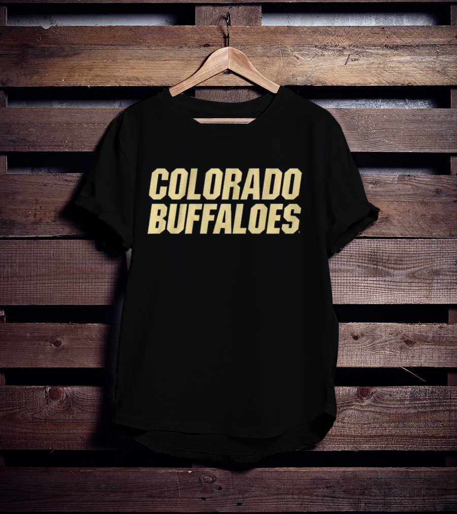 Colorado Buffaloes Wordmark Arch Logo Team Pride T-Shirt
