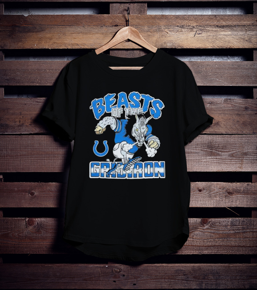 Indianapolis Colts Beasts Of The Gridiron NFL Powerhouse T-Shirt