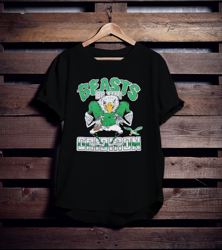 Philadelphia Eagles Beasts Of The Gridiron Football Bird Mascot T-Shirt