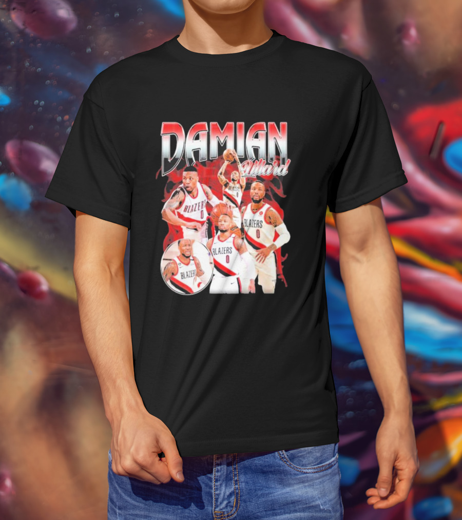 Damian Lillard Portland Blazers Basketball T-Shirt