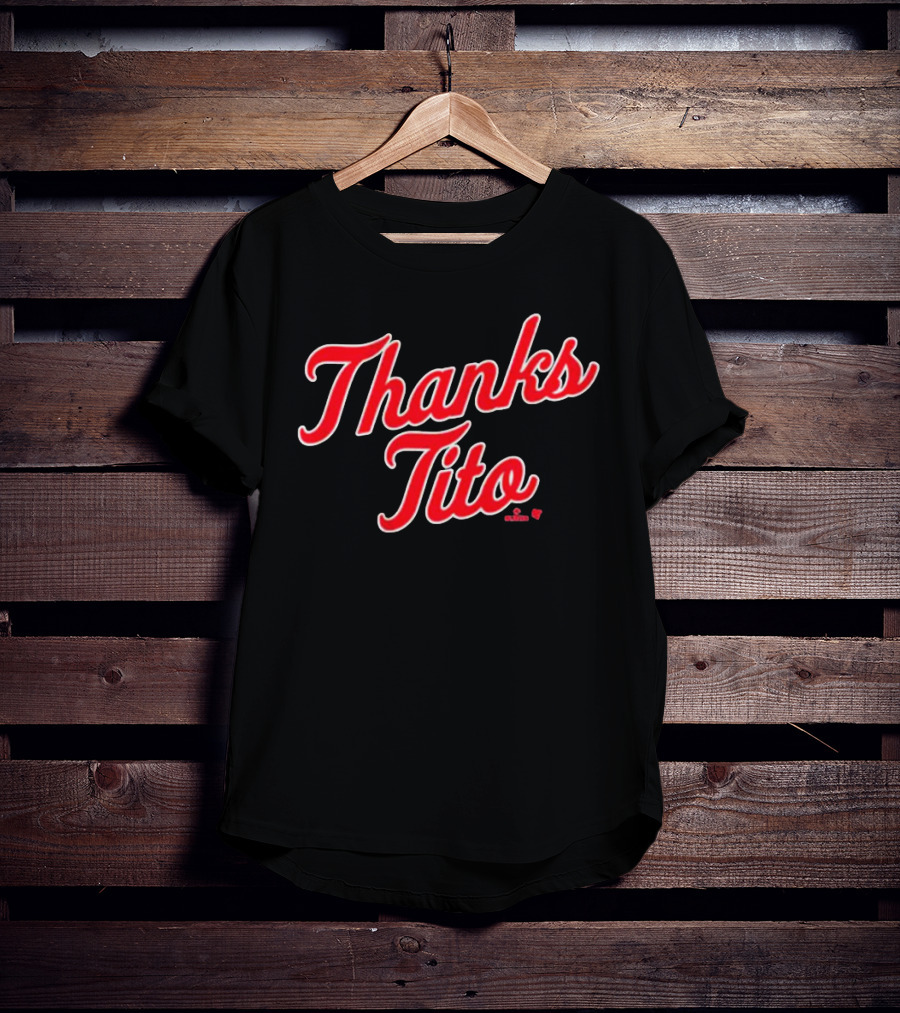 Terry Francona Cleveland Baseball Thanks Tito T-Shirt