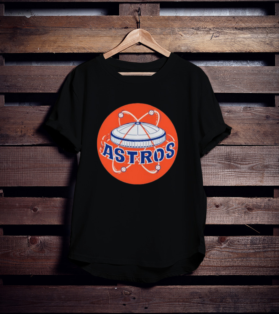 Astros Houston Baseball Retro Dome Circle T-Shirt