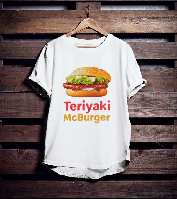 Teriyaki McBurger Sesame Bun Lettuce Sauce T-Shirt
