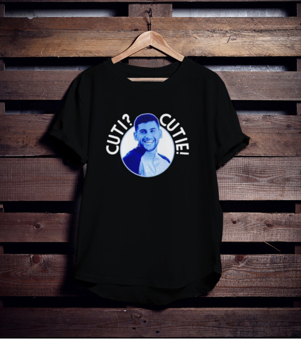 Cuti? Cutie Cristian Romero Blue T-Shirt