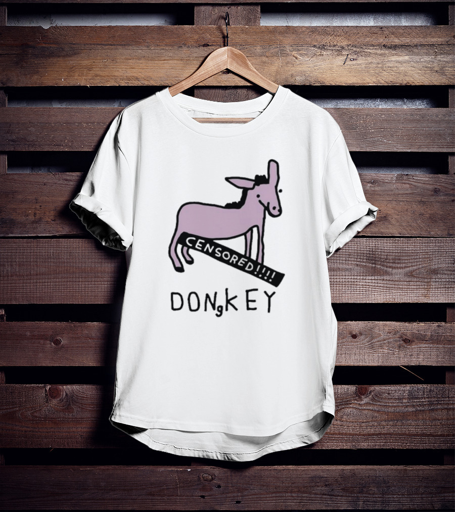 Censored Donkey Humor Play On Words T-Shirt