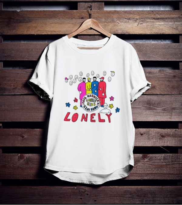 Lonely Kids Club Band Happiness Smiley Faces T-Shirt