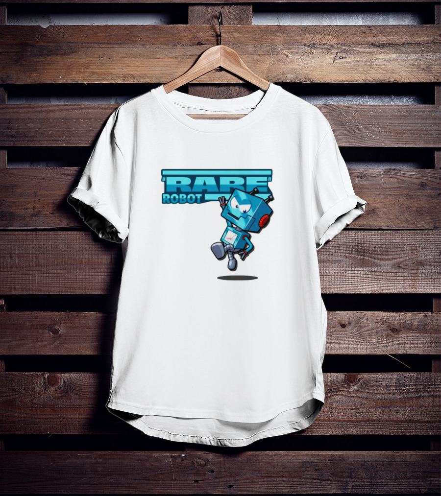 Rare Robot Character T-Shirt