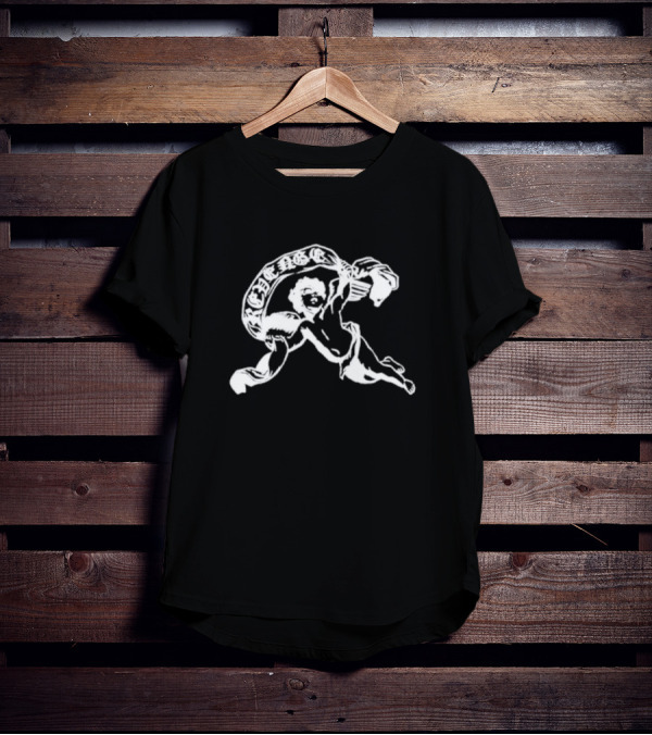 Revenge Angel Cherub With Banner T-Shirt