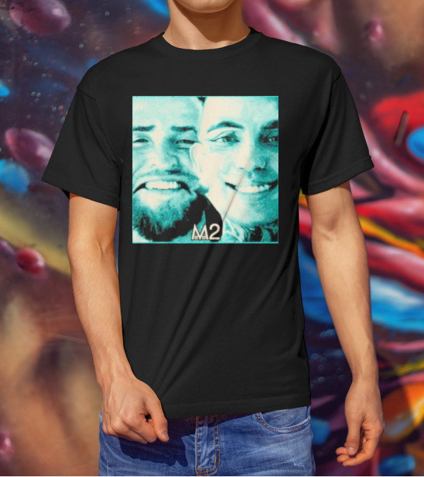 Mansionz M2 Album Cover Image With Smiling Duo T-Shirt