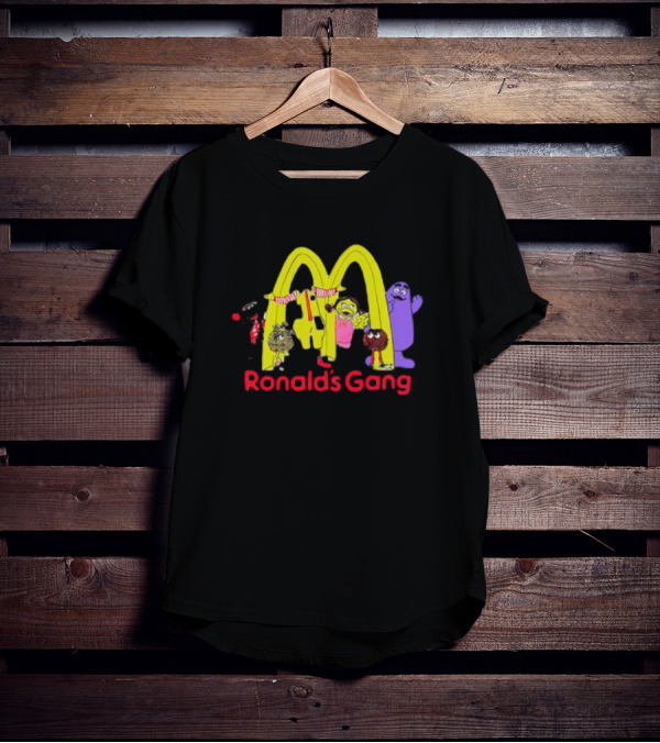 Ronald's Gang Mc Characters Under Golden Arches T-Shirt