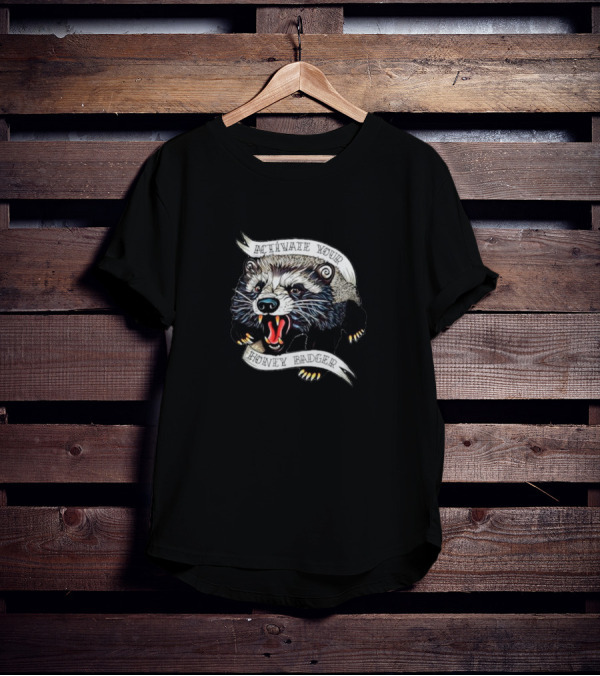 Activate Your Honey Badger Raccoon T-Shirt