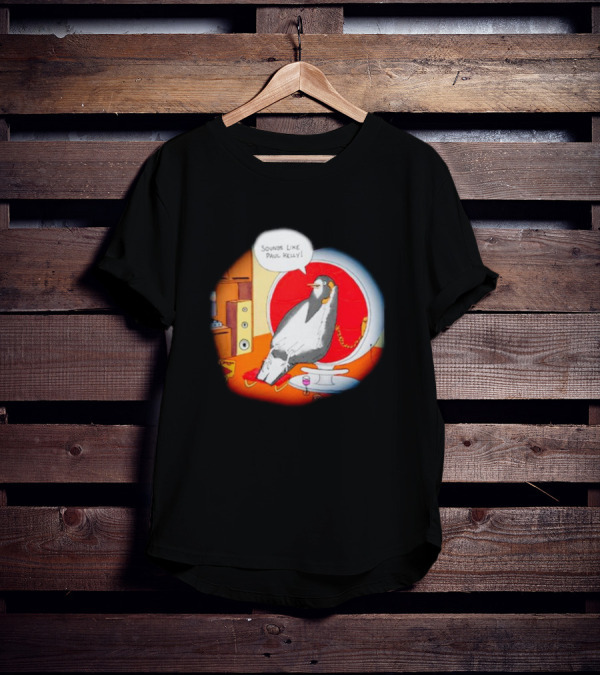 Sounds Like Paul Kelly Penguin Listening To Music In Modern Room T-Shirt
