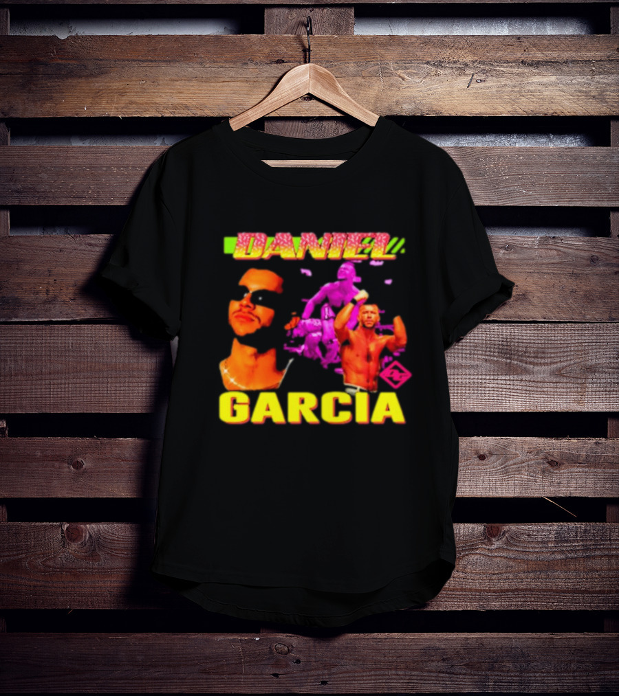 Daniel Garcia Neon Style Wrestling Action T-Shirt