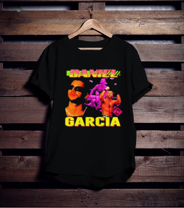 Daniel Garcia Neon Style Wrestling Action T-Shirt
