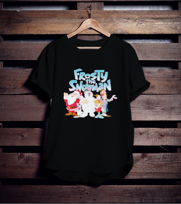 Frosty The Snowman Santa Bunny Friends T-Shirt