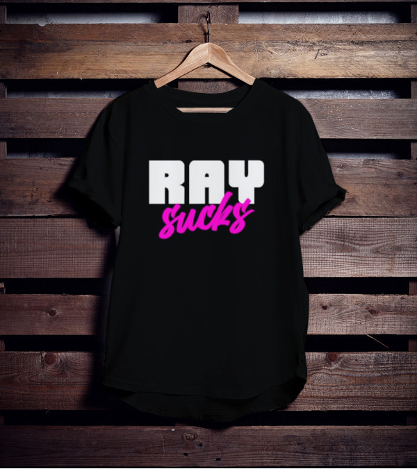 RAY SUCKS Bold Pink T-Shirt