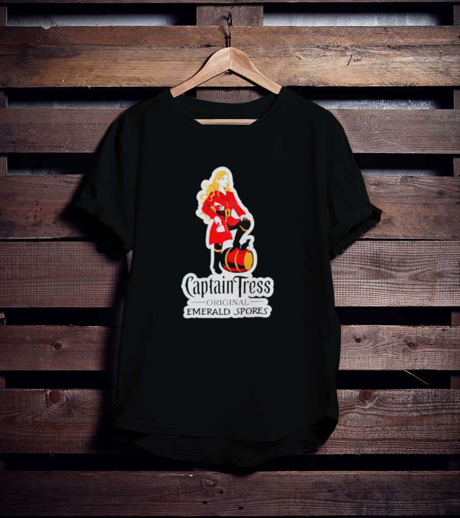 Captain Tress Original Emerald Spores T-Shirt