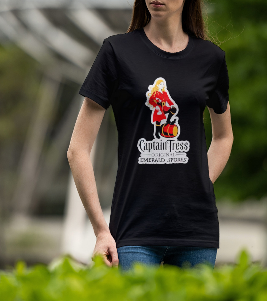Captain Tress Original Emerald Spores T-Shirt