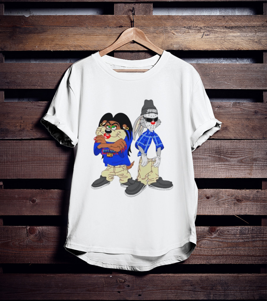 Foos Gone Wild Fooneytunez Cartoon Style Characters T-Shirt