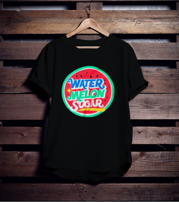 Water Melon Sugar Twinkling Watermelon Bright Fruit Circle T-Shirt