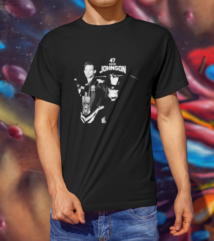 Adam Johnson 47 Memorial Ice Hockey Legend T-Shirt