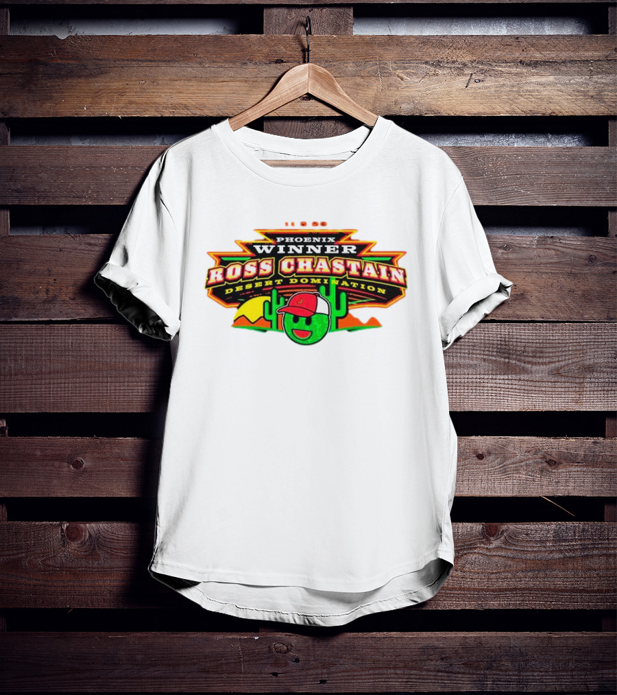 Phoenix Winner Ross Chastain Desert Domination 11.5.22 Cactus And Racing Helmet T-Shirt
