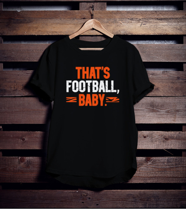 Cincinnati That’s Football Baby Orange T-Shirt