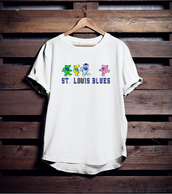 Grateful Dead St. Louis Blues Dancing Bears T-Shirt