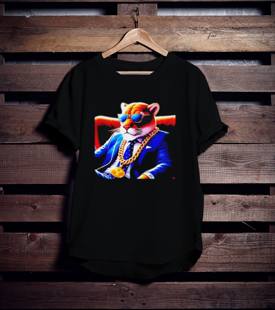 Og Cosmo Cougar BYU Chain Sunglasses Suit T-Shirt