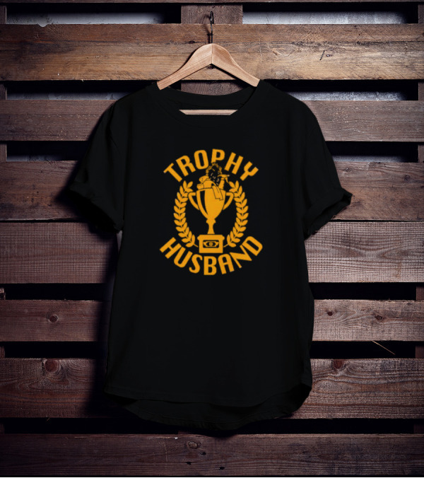 Trophy Husband Golden Cup Laurel T-Shirt