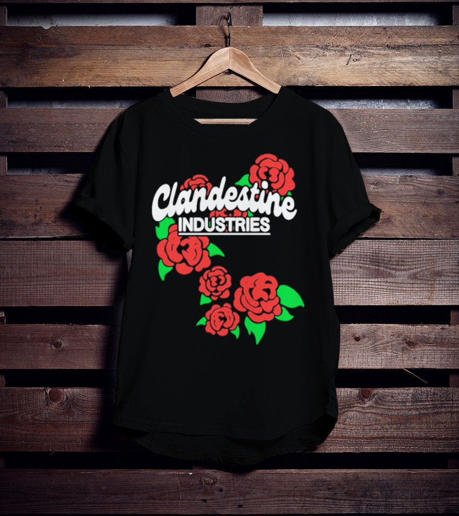 Clandestine Industries Red Roses T-Shirt