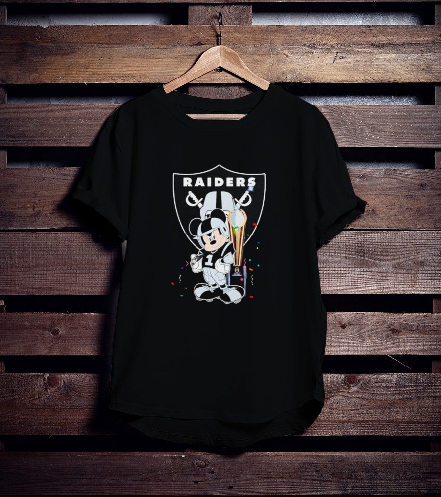 Las Vegas Raiders Mickey Player Trophy T-Shirt