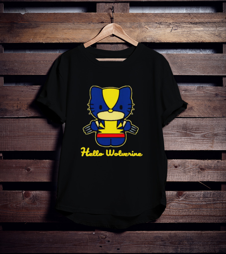 Hello Kitty Hello Wolverine T-Shirt