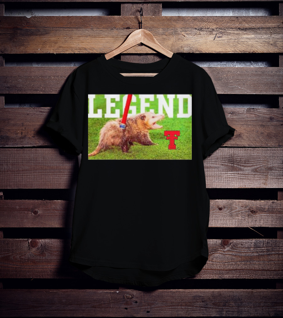 Opossum Legend Texas Tech Football T-Shirt