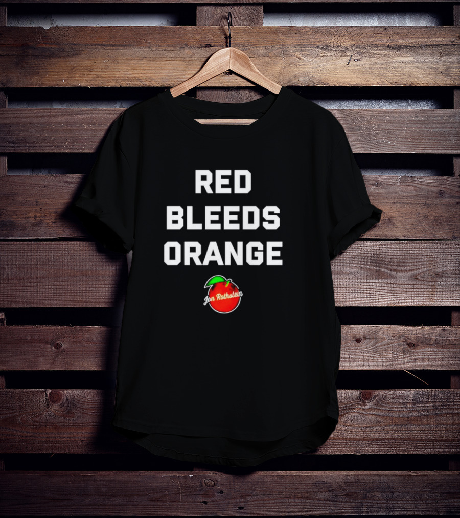 Red Bleeds Orange Jon Rothstein T-Shirt