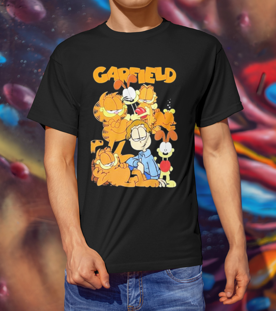 Garfield And Friends Group Character T-Shirt