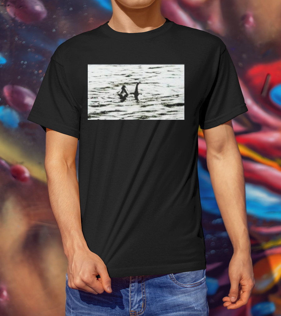 Louis Wearing Palace Nessie Surfers On Loch Ness Monster T-Shirt