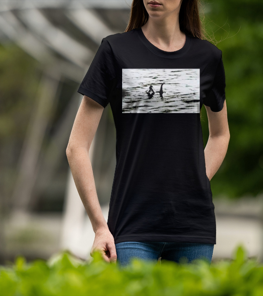 Louis Wearing Palace Nessie Surfers On Loch Ness Monster T-Shirt