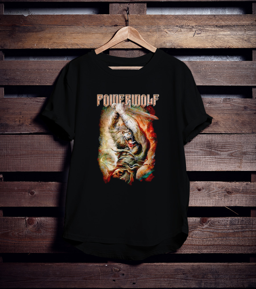 Powerwolf Wolves Of War Fearless Battle Charge T-Shirt