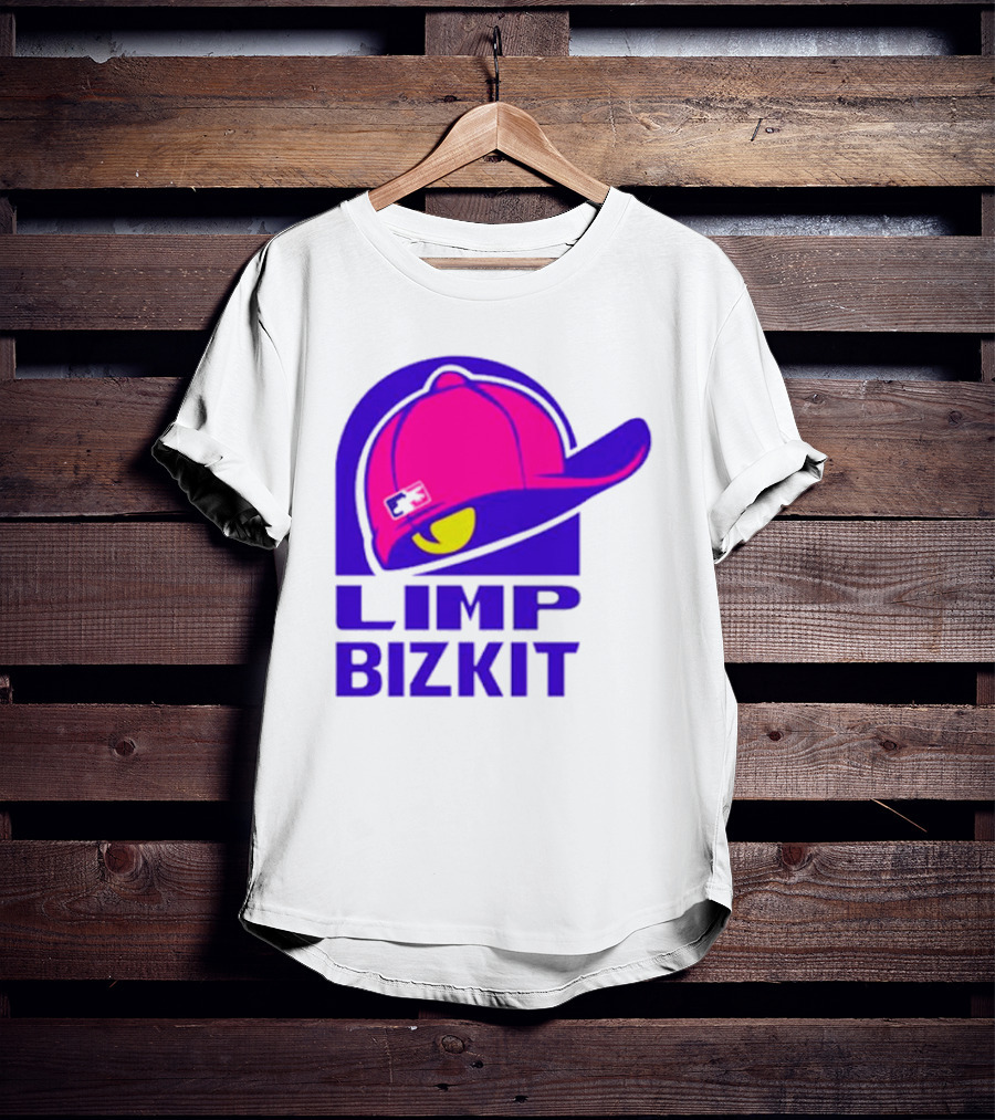 Limp Bizkit Logo With Pink Hat And Taco Bell T-Shirt
