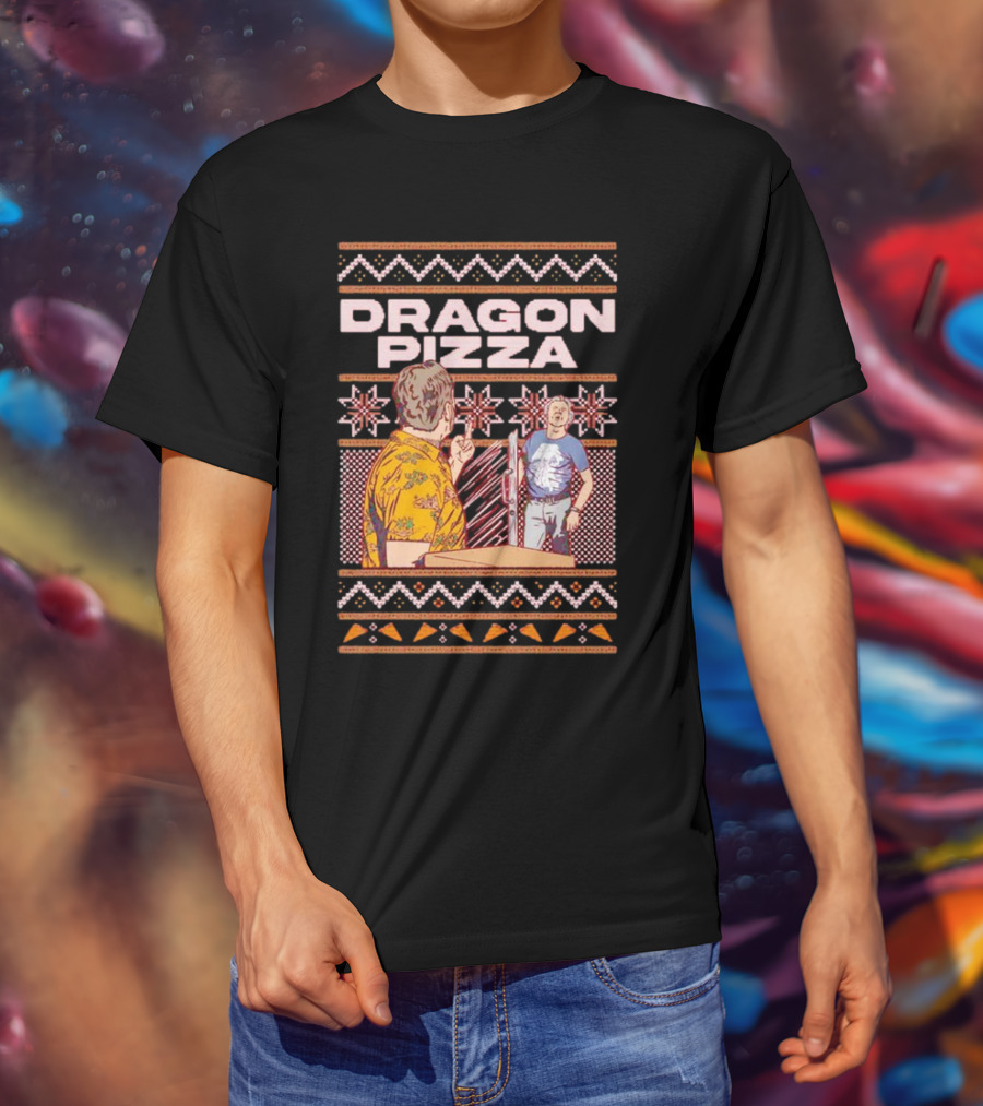 Dragon Pizza Dave Portnoy Retro T-Shirt