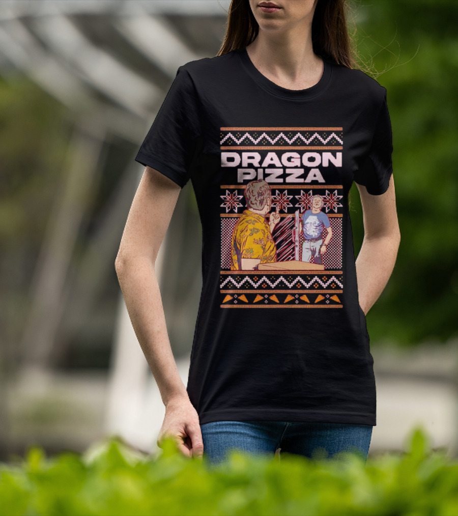 Dragon Pizza Dave Portnoy Retro T-Shirt