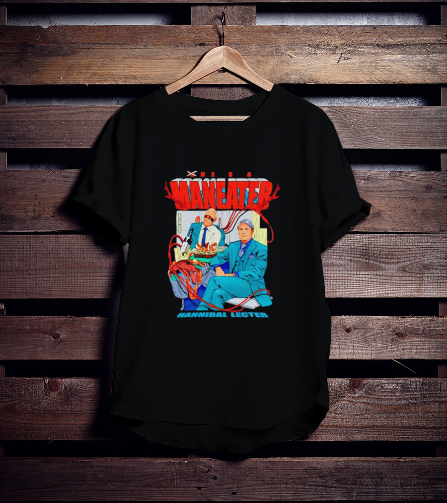 Maneater Hannibal Lecter Vintage Comic T-Shirt