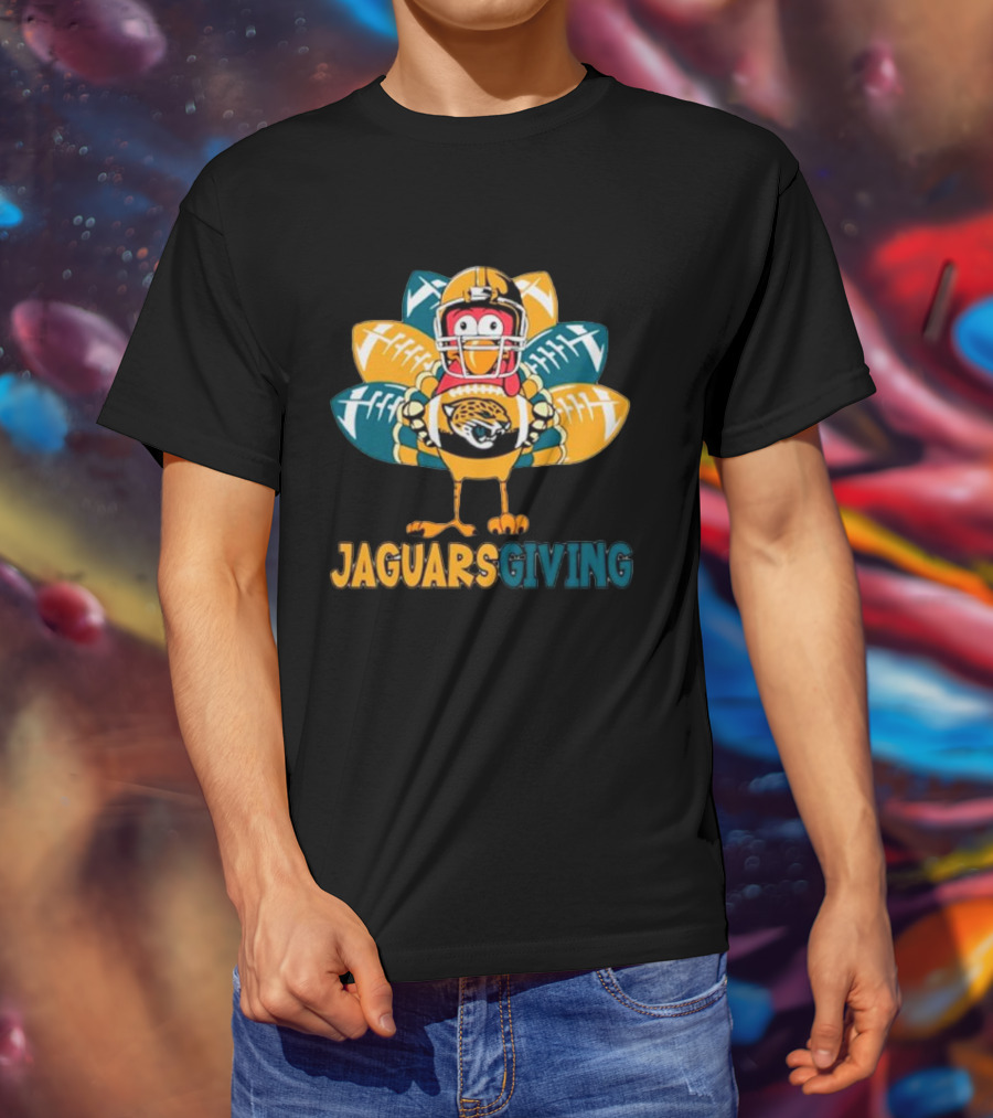 Jaguarsgiving Thanksgiving Jacksonville Jaguars Turkey T-Shirt