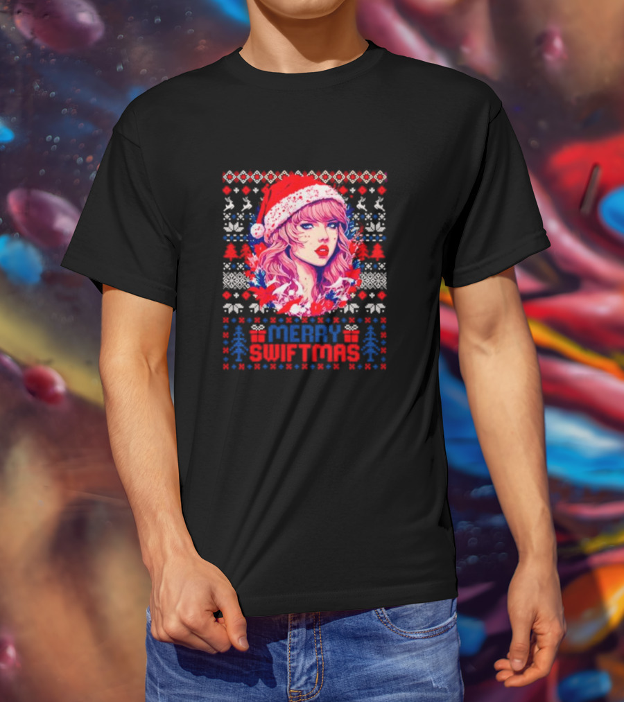 Merry Swiftmas Festive Christmas T-Shirt